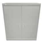 Assembled Storage Cabinet, 36w x 18.13d x 41.75h, Light Gray