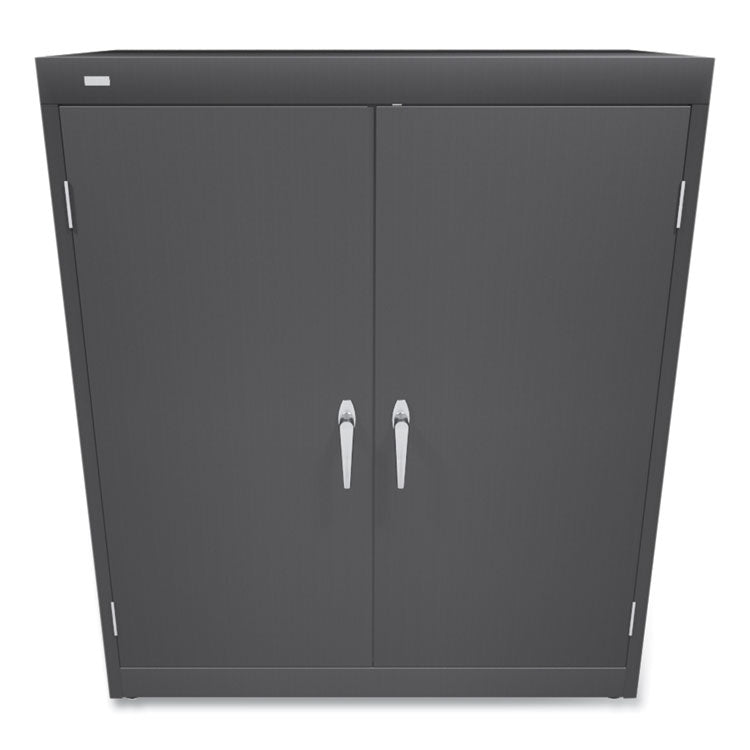 Assembled Storage Cabinet, 36w x 18.13d x 41.75h, Charcoal