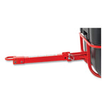 1 cu yd BRUTE Rotomolded Towable Tilt Truck, 2,100 lb Capacity, Black