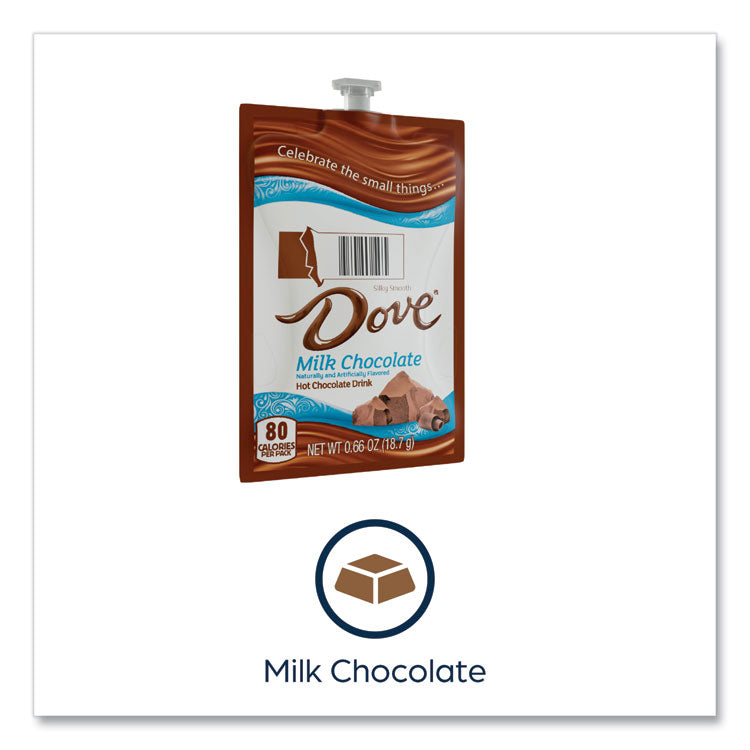 Dove Hot Chocolate Freshpack, Milk Chocolate, 72/Carton