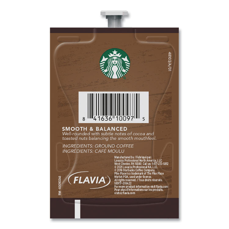 Starbucks Pike Place Roast Coffee Freshpack, 76/Carton