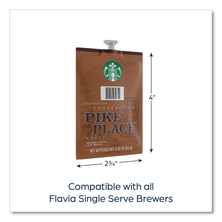 Starbucks Pike Place Roast Coffee Freshpack, 76/Carton