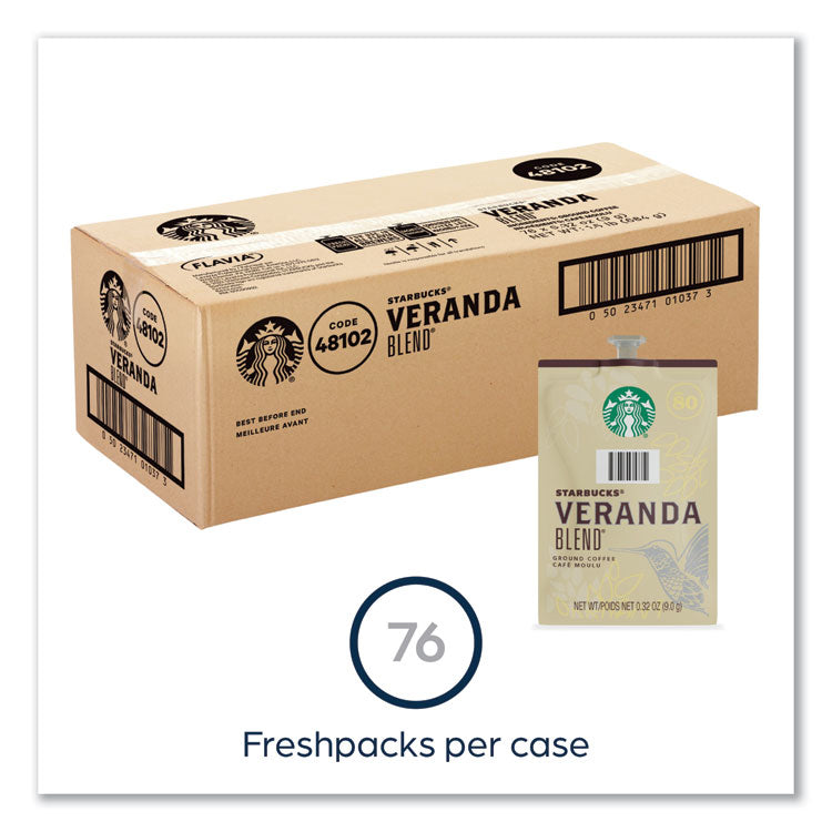 Starbucks Veranda Blend Coffee Freshpack, 76/Carton