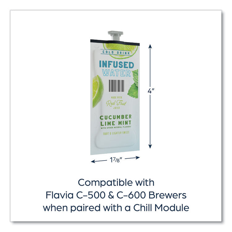 Cucumber Lime Mint Infused Water Freshpack, 100/Carton