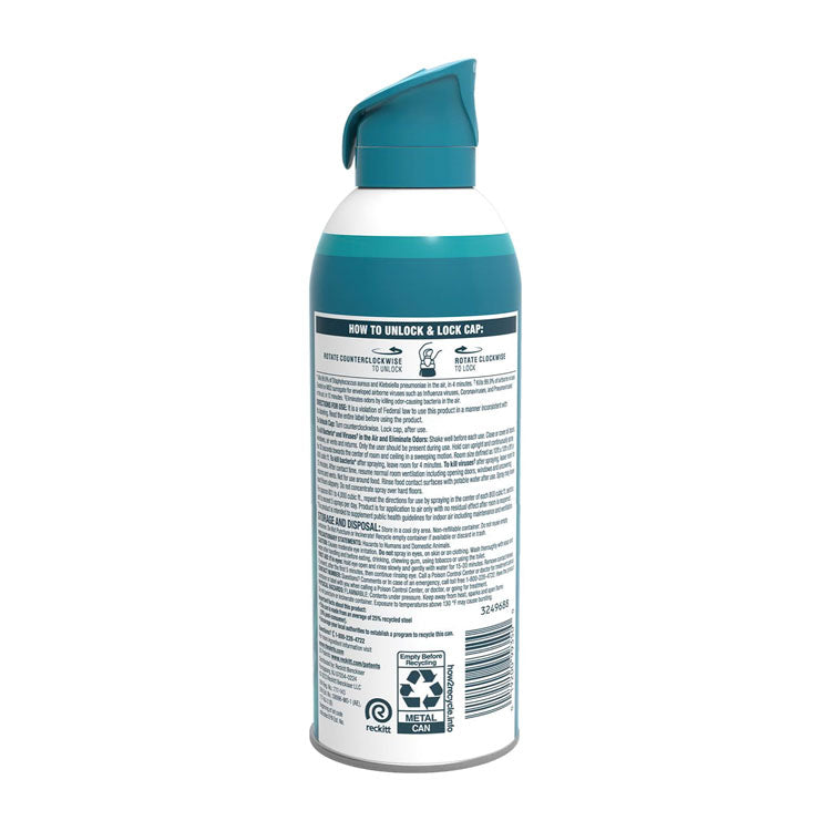 Air Sanitizer Spray, Simple Fresh, 10 oz Aerosol Spray, 6/Carton