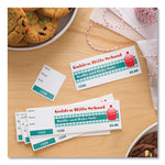 Printable Tickets with Tear-Away Stubs, 97 Bright, 65 lb Cover Weight, 8.5 x 11, White, 10 Tickets/Sheet, 50 Sheets/Pack