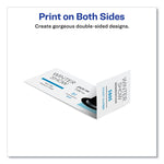 Printable Tickets with Tear-Away Stubs, 97 Bright, 65 lb Cover Weight, 8.5 x 11, White, 10 Tickets/Sheet, 50 Sheets/Pack