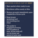 Pioneer Blend Coffee Fraction Packs, 2.5 oz Pack, 24 Packs/Carton