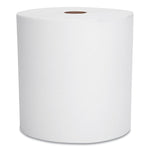 Essential High Capacity Hard Roll Towels for Business, Absorbency Pockets, 1-Ply, 8" x 950 ft, 1.75" Core, White, 6 Rolls/CT