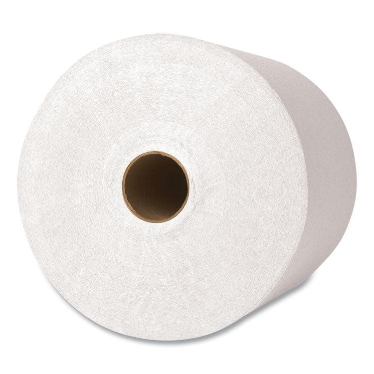 Essential High Capacity Hard Roll Towels for Business, Absorbency Pockets, 1-Ply, 8" x 950 ft, 1.75" Core, White, 6 Rolls/CT