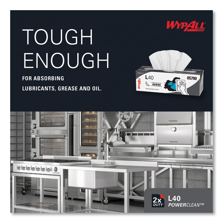 L40 Towels, POP-UP Box, 16.4 x 9.8, White, 100/Box, 9 Boxes/Carton