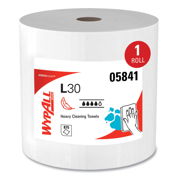 L30 Towels, 12.4 x 12.2, White, 875/Roll