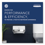 Cored JRT Jumbo Combo Tissue Dispenser, 20.4 x 5.8 x 13.1, Smoke/Gray