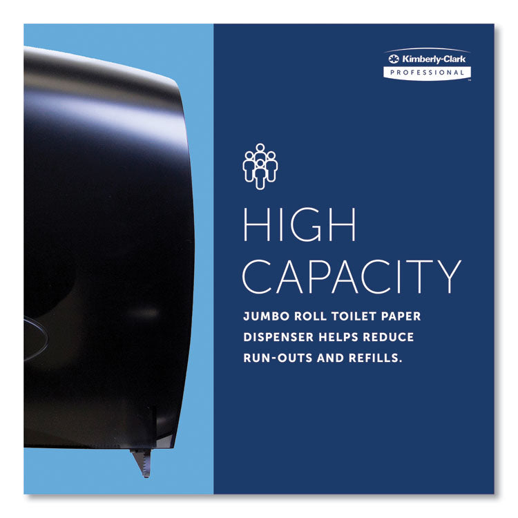 Cored JRT Jumbo Combo Tissue Dispenser, 20.4 x 5.8 x 13.1, Smoke/Gray