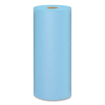 Shop Towels, Standard Roll, 1-Ply, 9.4 x 11, Blue, 55/Roll, 30 Rolls/Carton
