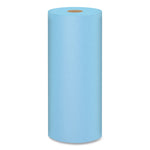 Shop Towels, Standard Roll, 1-Ply, 9.4 x 11, Blue, 55/Roll, 12 Rolls/Carton