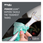 Power Clean ProScrub Pre-Saturated Wipes, 9.5 x 12, Citrus Scent, Green, 75/Bucket, 6 Buckets/Carton