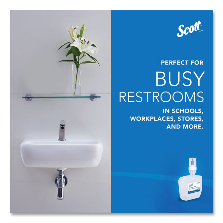 Essential Green Certified Foam Skin Cleanser Refill, Unscented, 1,200 mL, 2/Carton