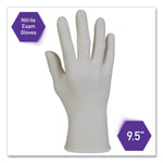 STERLING Nitrile Exam Gloves, Powder-Free, Small, 3.5 mil Thick, 9.5" Long, Sterling Gray, 200/Box