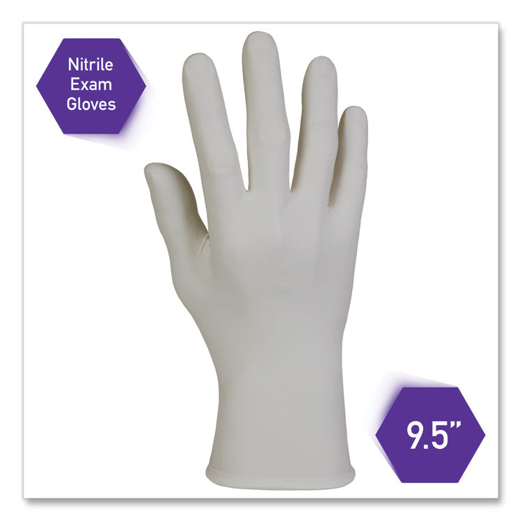 STERLING Nitrile Exam Gloves, Powder-Free, Small, 3.5 mil Thick, 9.5" Long, Sterling Gray, 200/Box