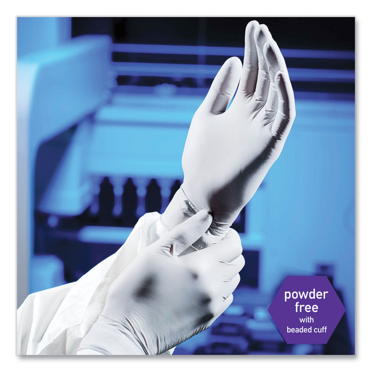 STERLING Nitrile Exam Gloves, Powder-Free, Small, 3.5 mil Thick, 9.5" Long, Sterling Gray, 200/Box