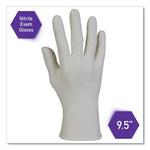 STERLING Nitrile Exam Gloves, Powder-Free, Large, 3.5 mil Thick, 9.5" Long, Sterling Gray, 200/Box