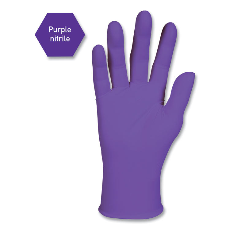 PURPLE NITRILE Exam Gloves, Powder-Free, Small, 6 mil Thick, 9.5" Long, Purple, 100/Box