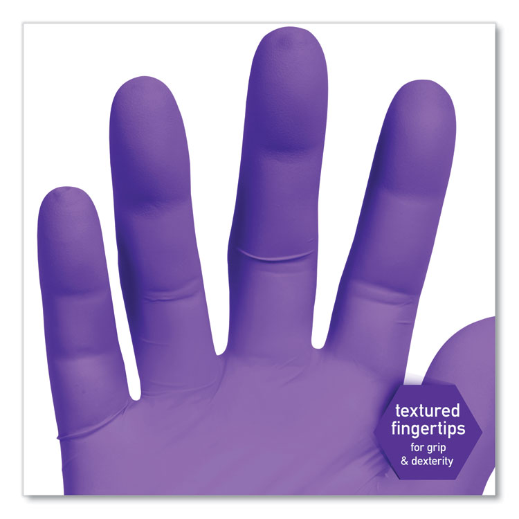 PURPLE NITRILE Exam Gloves, Powder-Free, Small, 6 mil Thick, 9.5" Long, Purple, 100/Box