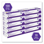 PURPLE NITRILE Exam Gloves, Powder-Free, Small, 6 mil Thick, 9.5" Long, Purple, 100/Box, 10 Boxes/Carton