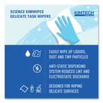 Kimwipes Delicate Task Wipers, 1-Ply, 11.8 x 11.8, Unscented, White, 198/Box, 15 Boxes/Carton