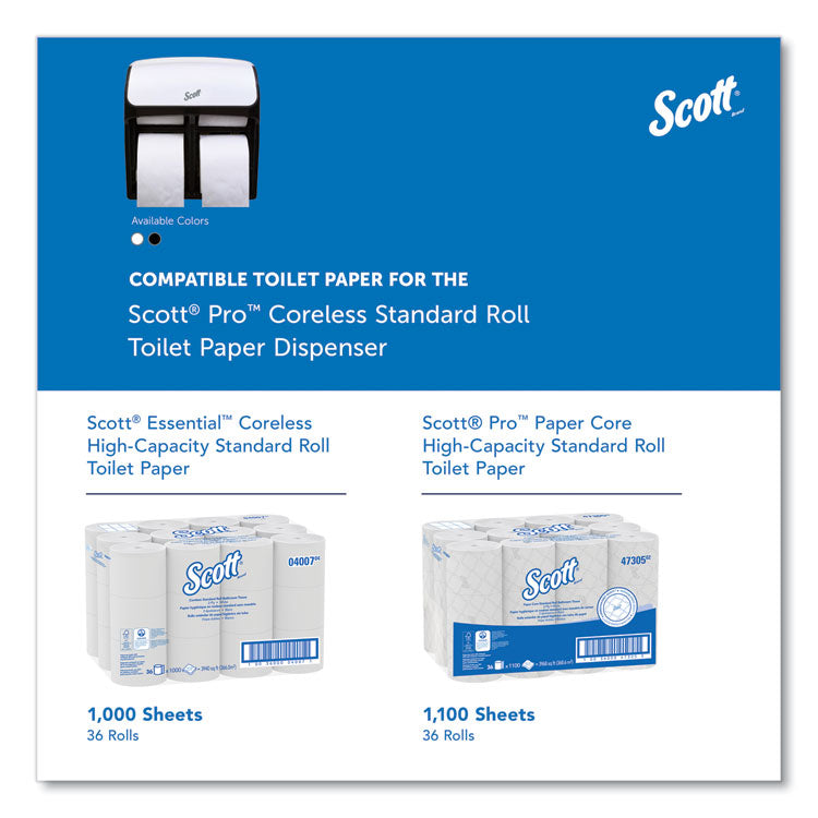 Pro High Capacity Coreless SRB Tissue Dispenser, 11.25 x 6.31 x 12.75, White