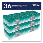 Boutique White Facial Tissue for Business, Pop-Up Box, 2-Ply, 95 Sheets/Box, 6 Boxes/Pack, 6 Packs/Carton