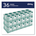 Naturals Facial Tissue for Business, BOUTIQUE POP-UP Box, 2-Ply, White, 90 Sheets/Box, 36 Boxes/Carton