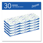 Facial Tissue for Business, 2-Ply, White, Flat Box, 100 Sheets/Box, 30 Boxes/Carton