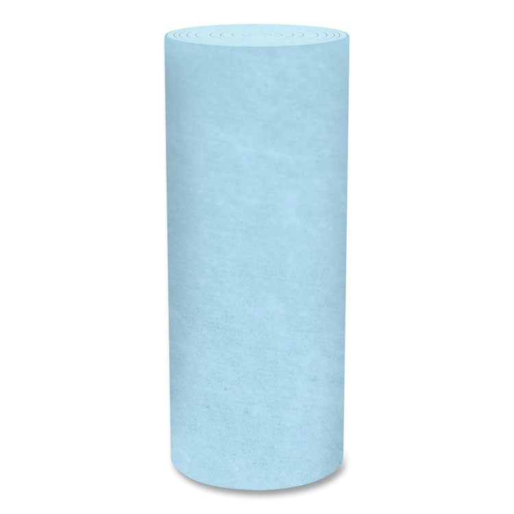 Pro Shop Towels, Heavy Duty, 1-Ply, 10.4 x 11, Blue, 12 Rolls/Carton