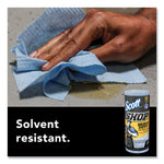 Pro Shop Towels, Heavy Duty, 1-Ply, 10.4 x 11, Blue, 12 Rolls/Carton