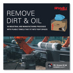 Power Clean Oil, Grease and Ink Cloths, BRAG Box, 12.1 x 16.8, Blue, 180/Box