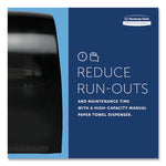 Sanitouch Hard Roll Towel Disp, 12.63 X 10.2 X 16.13, Smoke