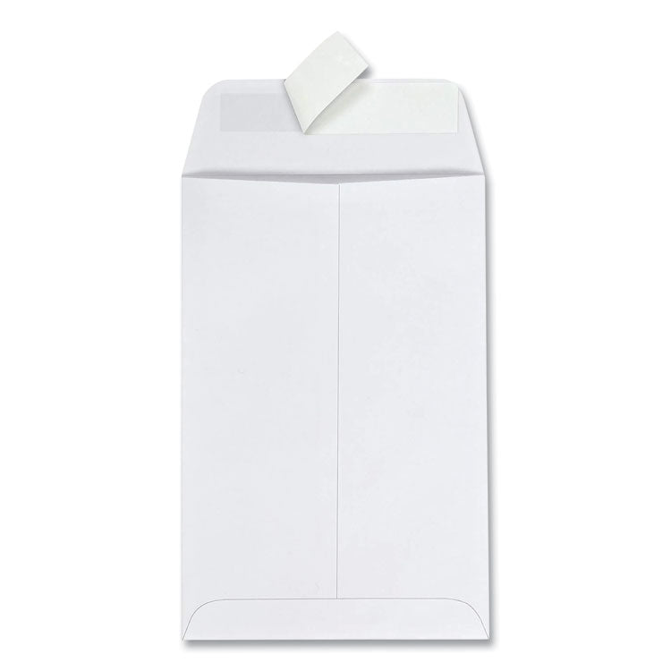 Redi-Strip Catalog Envelope, #1, Cheese Blade Flap, Redi-Strip Adhesive Closure, 6 x 9, White, 100/Box