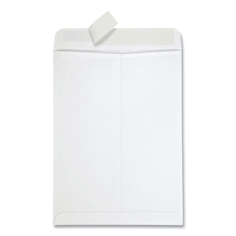 Redi-Strip Catalog Envelope, #10 1/2, Cheese Blade Flap, Redi-Strip Adhesive Closure, 9 x 12, White, 100/Box