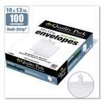 Redi-Strip Catalog Envelope, #13 1/2, Cheese Blade Flap, Redi-Strip Adhesive Closure, 10 x 13, White, 100/Box