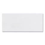 Business Envelope, #10, Commercial Flap, Side Seam, Gummed Closure, 24 lb Bond Weight Paper, 4.13 x 9.5, White, 500/Box