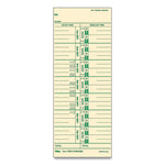 Time Clock Cards, Replacement For 10-800292, One Side, 3.5 X 9, 500/box