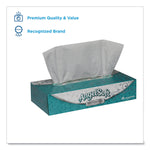 Premium Facial Tissues in Flat Box, 2-Ply, White, 100 Sheets, 30 Boxes/Carton