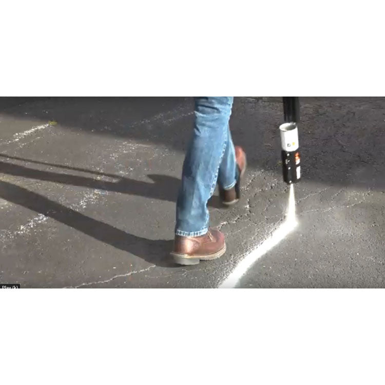 Industrial Choice M1600 System Solvent-Based Precision Line Marking Paint, Flat Fluorescent Orange, 17 oz Aerosol Can, 12/CT