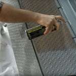 Hard Hat High Performance V2100 System Rust Preventive Enamel Spray Paint, Gloss Black, 15 oz Aerosol Can, 6/Carton