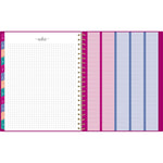Harmony Weekly/Monthly Poly Planner, Weekly: Vertical Format, 11 x 9.38, Purple/Gold Cover, 13-Month (Jan to Jan): 2025-2026