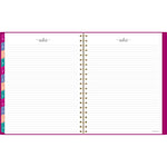 Harmony Weekly/Monthly Poly Planner, Weekly: Vertical Format, 11 x 9.38, Purple/Gold Cover, 13-Month (Jan to Jan): 2025-2026