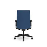 Ignition 2.0 Vinyl Upholstered Mid-Back Task Chair, Adjustable T-Arms, 17 to 21.5 Seat Height, Elysian Seat/Back, Black Base