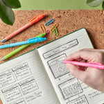 FlexGrip Ultra Recycled Ballpoint Pen, Retractable, Medium 1 mm, Black Ink, Assorted Barrel Colors, Dozen